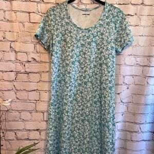 Lands End summer floral dress size XS in EUC